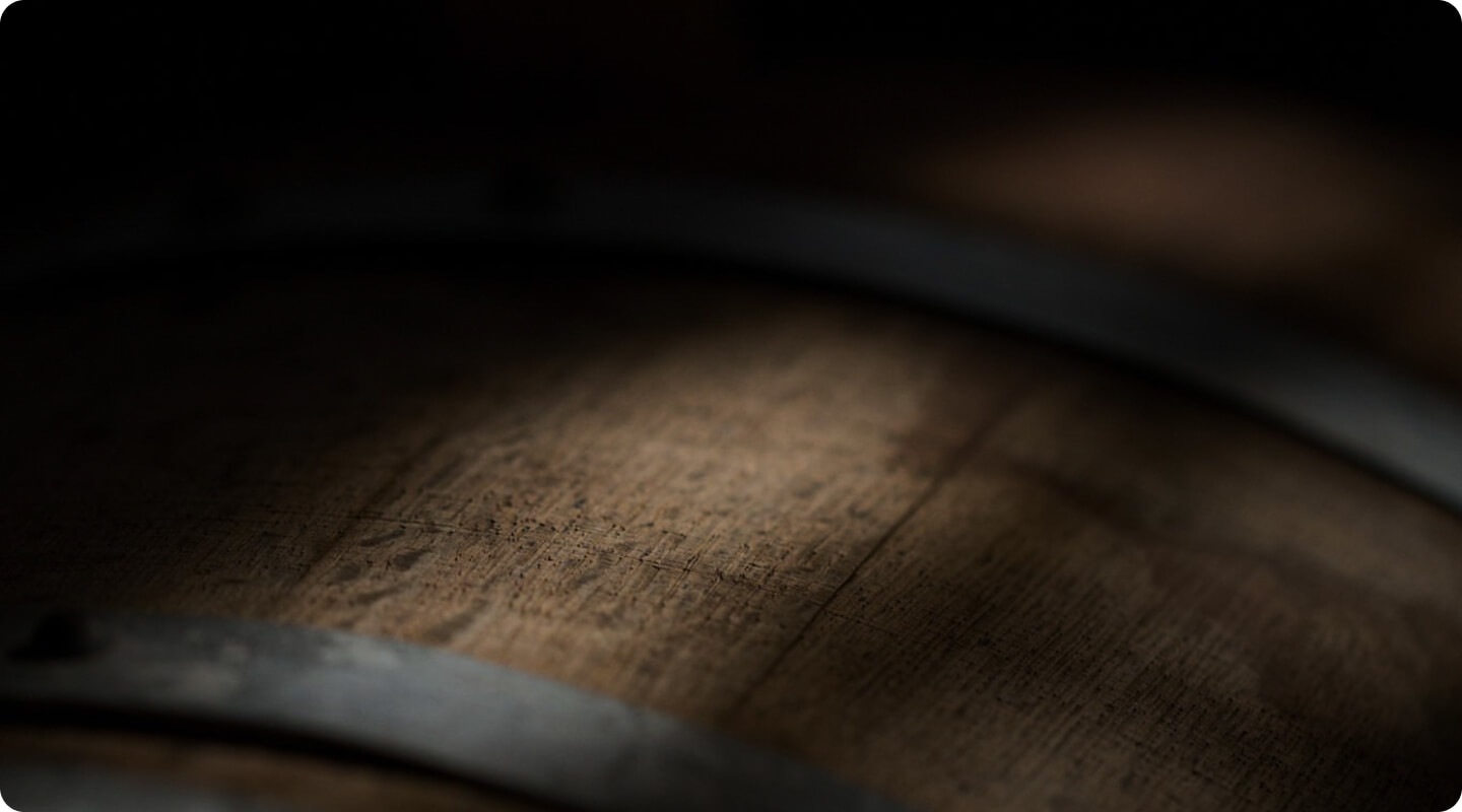 close-up wooden barrel